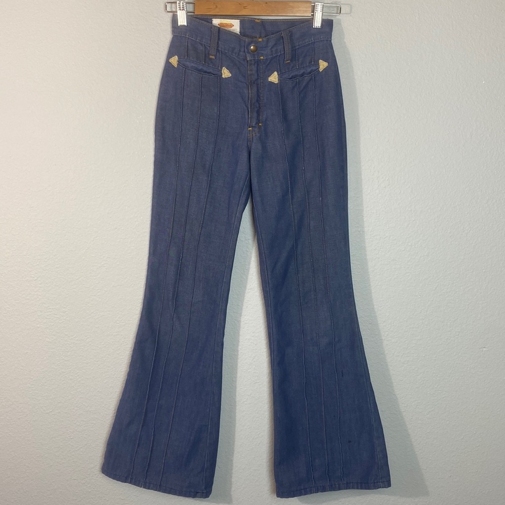 Vintage 70's‎ Her Dogs Bell Bottoms Jeans